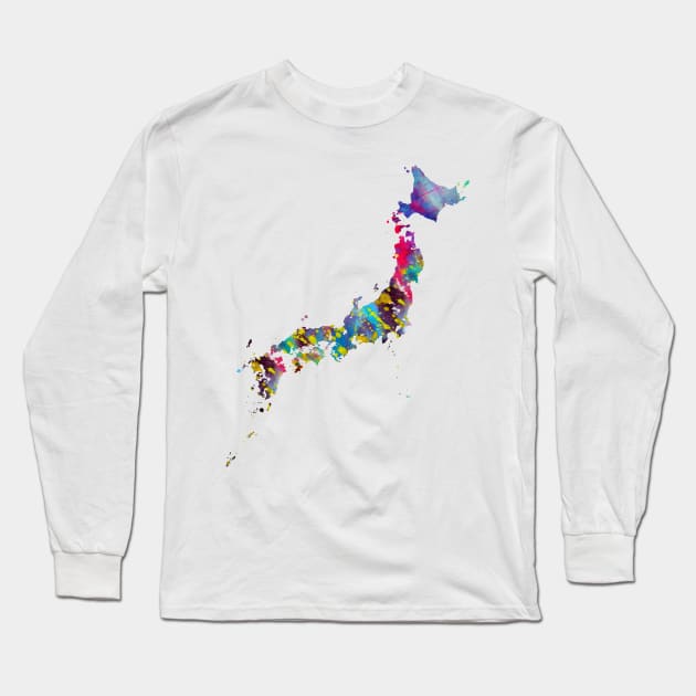 Japan Long Sleeve T-Shirt by erzebeth